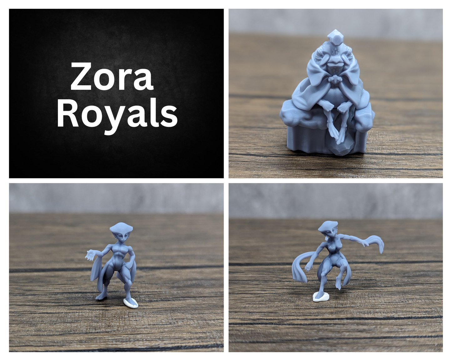 zora royals, Zora (multiple sets) - Legend of Zelda | RPG Zelda Tabletop Miniature